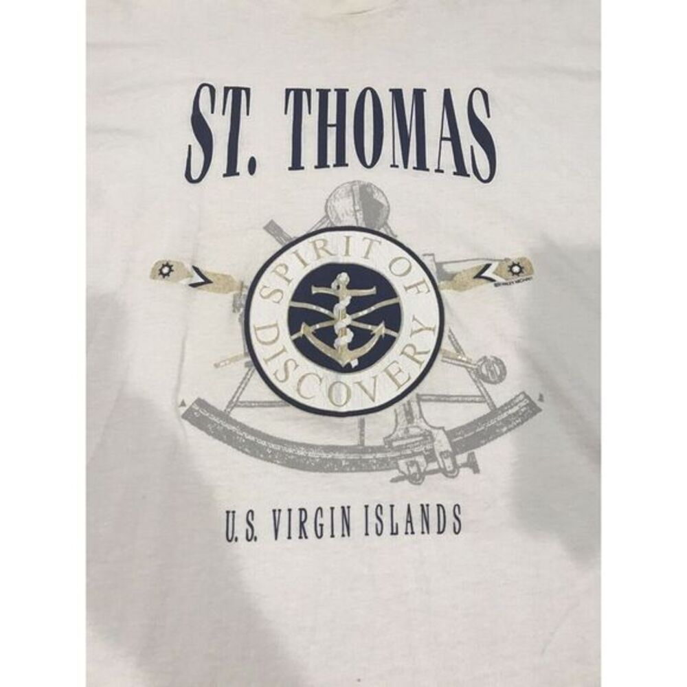 Vintage!! St Thomas US Virgin Islands Single Stitch T-Shirt - Mens XL